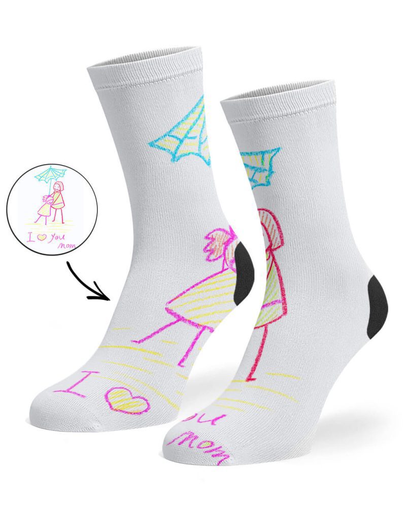 draw mummy socks2