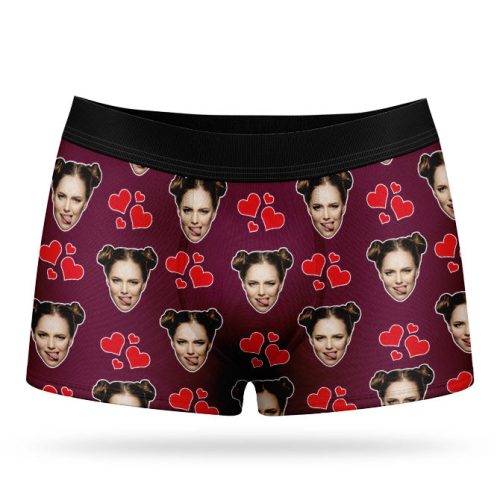 heart boxer shorts