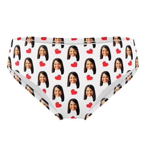 Face Hearts Swimming Trunks