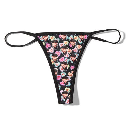 naughty love heart thong