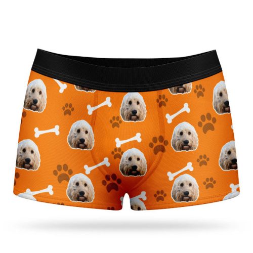 orange boxer shorts