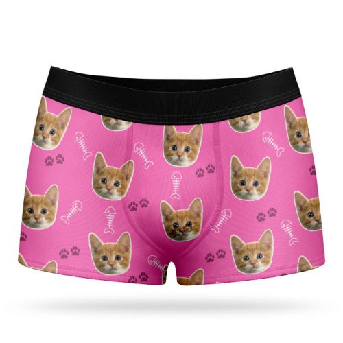 pink cat boxers