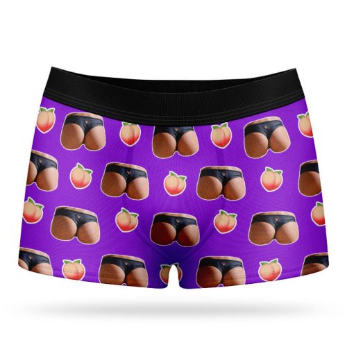 purple booty boxers